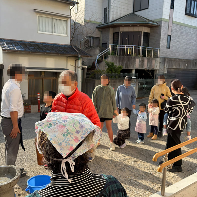 こども食堂支援餅つき