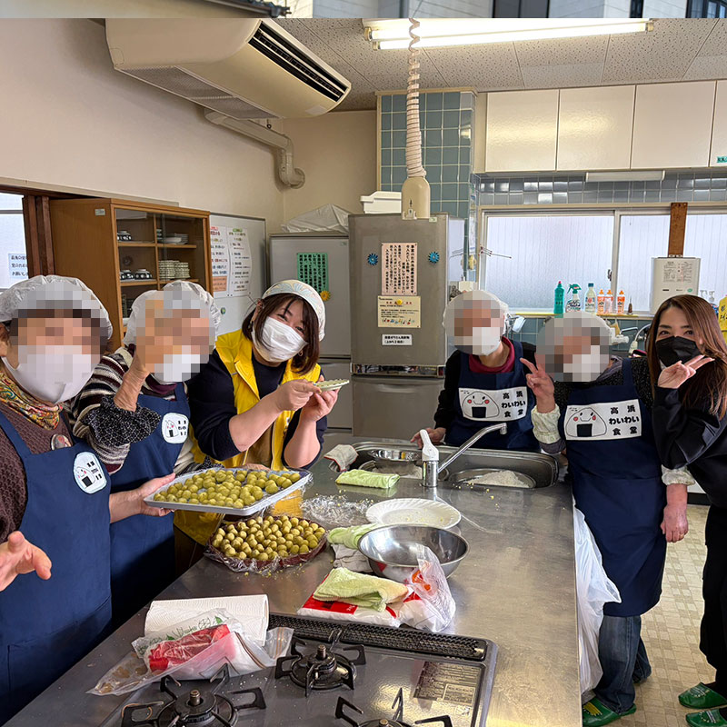 こども食堂支援餅つき