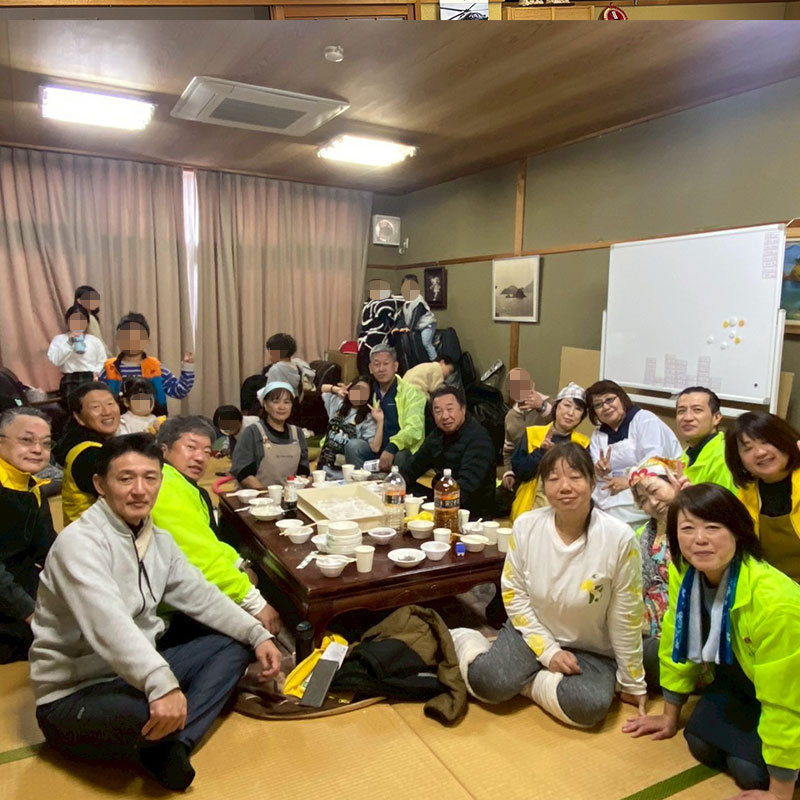 こども食堂支援餅つき