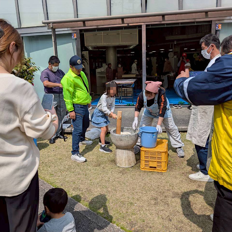 こども食堂支援 もちつき