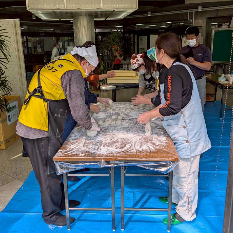 こども食堂支援 もちつき