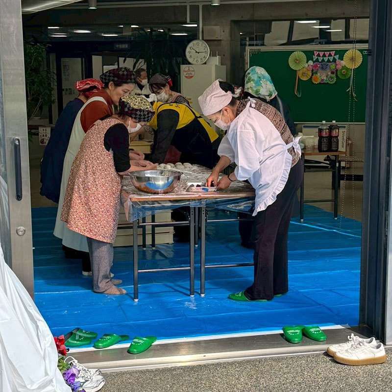 こども食堂支援 もちつき